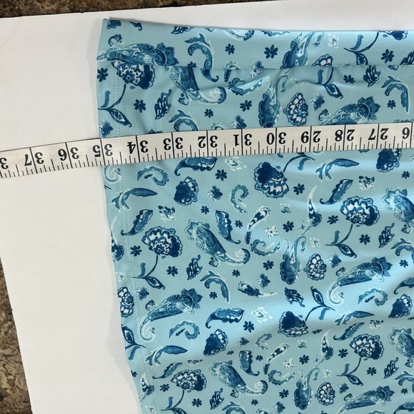 Cabana Life Blue Paisley Tunic Dress UPF50 Swim Cover Up Size Medium - Picture 6 of 8